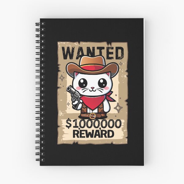 Item preview, Cat wanted, reward, gunslinger cat, gunslinger designed and sold by antcpjr682.