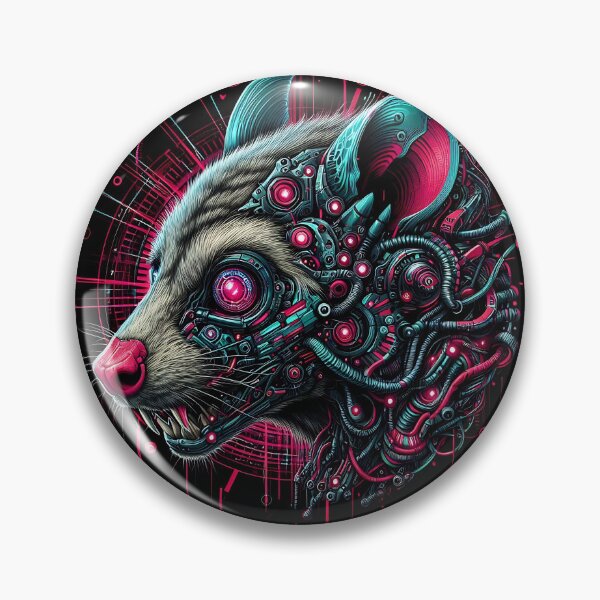 Item preview, Cyber rat designed and sold by LvlUpPrints.