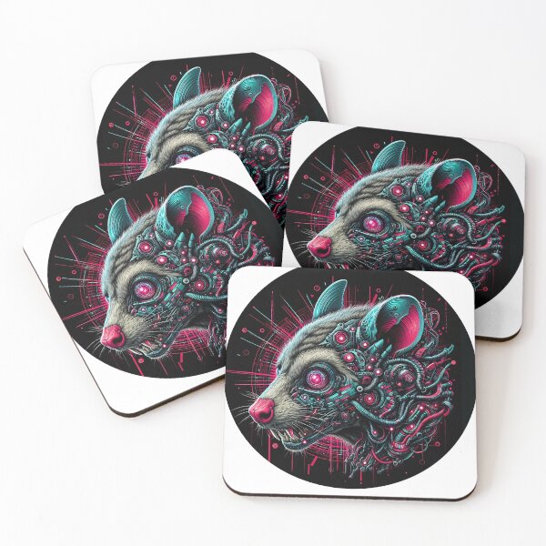 Item preview, Cyber rat designed and sold by LvlUpPrints.