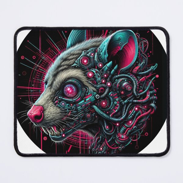 Item preview, Cyber rat designed and sold by LvlUpPrints.