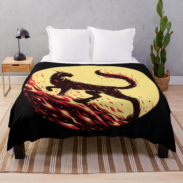 Item preview, Minimalist Fire Big Cat, Ai Generated Art designed and sold by ACC .