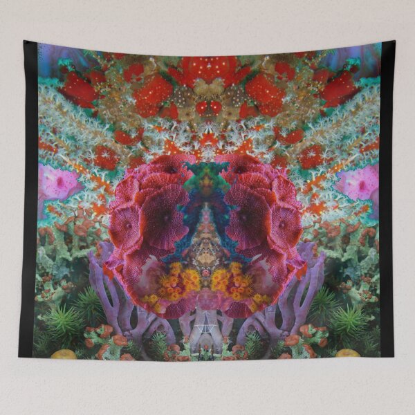 Item preview, 'Under Sea Orchestra'  Psychedelic Coral Collage  designed and sold by Venus-in-Virgo.