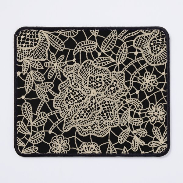 Item preview, Faux Lace Vintage Floral Doodle designed and sold by Ornaglyphology.
