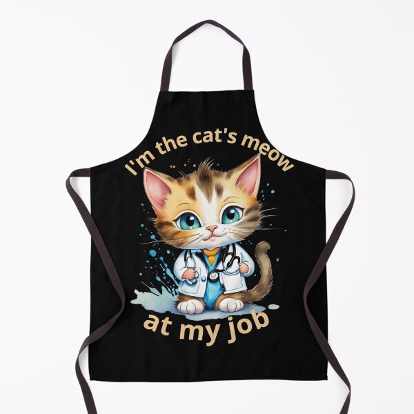 Item preview, I'm the cat's meow at my job. Sweet kitty doctor designed and sold by maciej999.