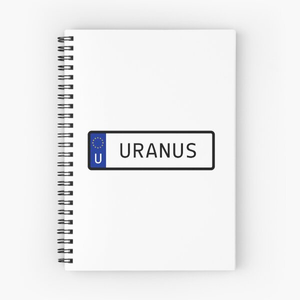 Item preview, Uranus EU Number Plate designed and sold by PatchMerch.