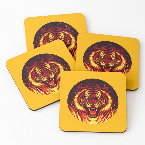 Item preview, Minimalist Fire Big Cat, Ai Generated Art  designed and sold by ACC .