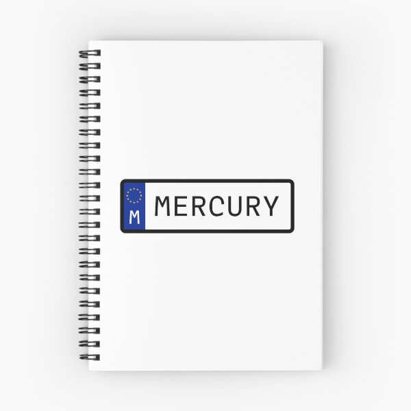 Item preview, Mercury EU Number Plate designed and sold by PatchMerch.