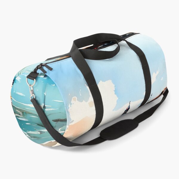 Item preview, Porto Seafront: Watercolor Landscape in Turquoise designed and sold by LSVart.