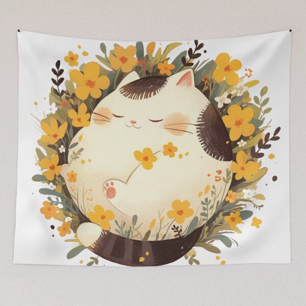 Item preview, Chubby Cat designed and sold by Nowshin Tasnim.
