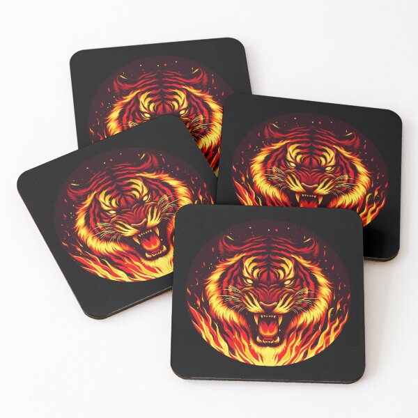 Item preview, Minimalist Fire Big Cat, Ai Generated Art  designed and sold by ACC .