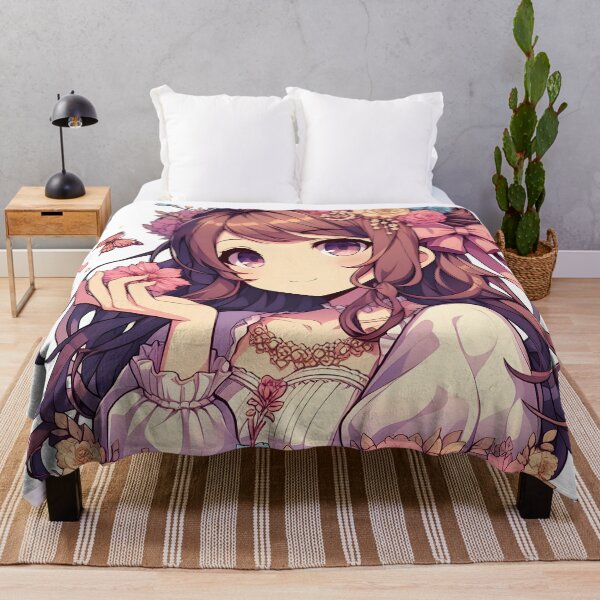 Item preview, Beautiful Anime Girl Art Print - Stunning Japanese Style Illustration - Perfect for Anime Lovers designed and sold by PandaTShirtShop.