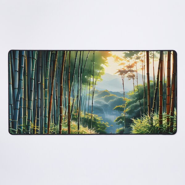 Item preview, Arashiyama Bamboo Grove: Enchanting Watercolor Pathway designed and sold by LSVart.