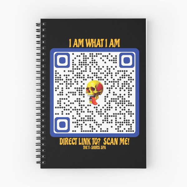Item preview, QR Skull The T-Shirts Spa designed and sold by JNgraphictopia.
