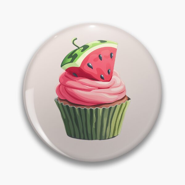 Item preview, Watermelon Cupcake designed and sold by sakurashorty.