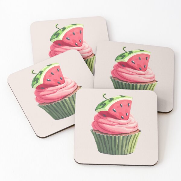 Item preview, Watermelon Cupcake designed and sold by sakurashorty.