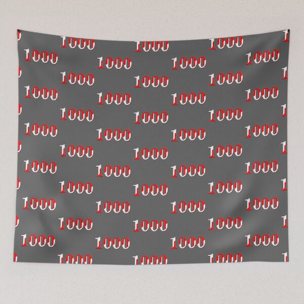 Item preview, number one 1 thousend digit 1000 order sequence team member age designed and sold by 4rpixs.