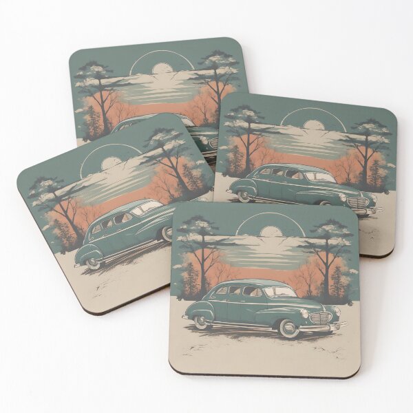 Item preview, Vintage Car 5 designed and sold by DrawingAndText.