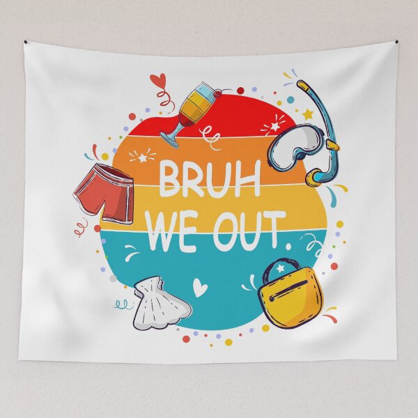 Item preview, Funny Bruh We Out Last Day Of School Para Summer  designed and sold by VISIONSTURME.