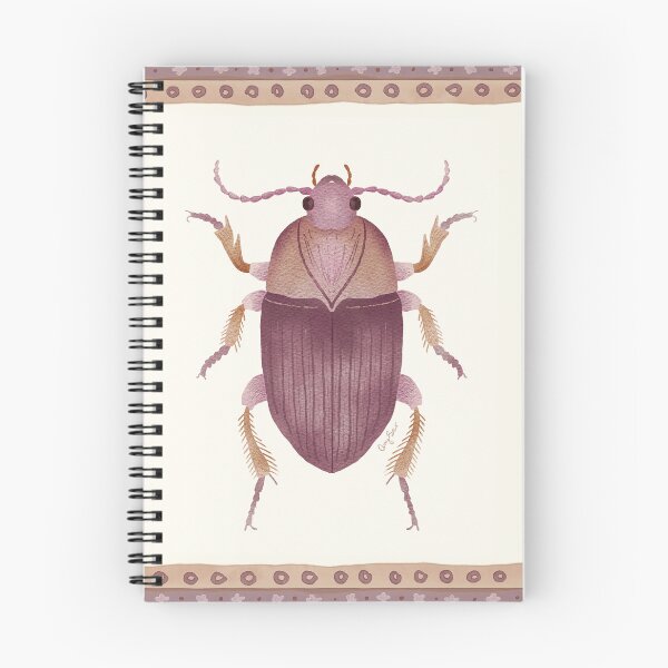 Item preview, Beetle with Cottage Core Style Border designed and sold by AmySevArts.