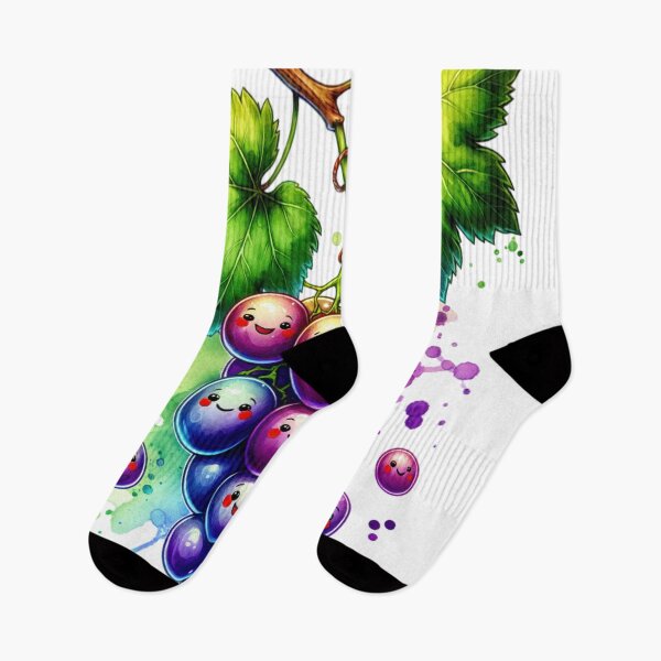 Item preview, Watercolor Happy Grapes designed and sold by InsanseCreation.