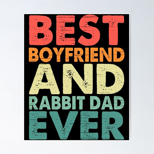 Item preview, Best Boyfriend & Rabbit Dad Ever designed and sold by EidosEmporiium.