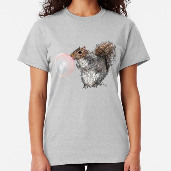 Bubblegum Squirrel Classic T-Shirt