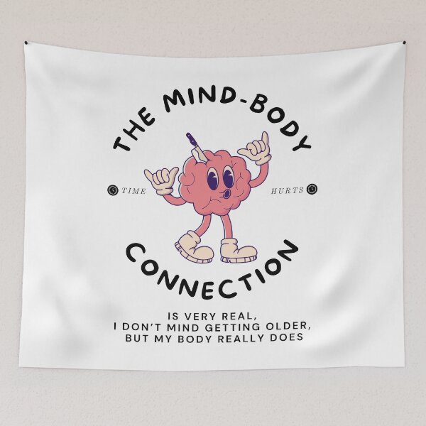 Item preview, Mind & body connection cartoon designed and sold by K1ndo.