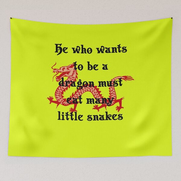 Item preview, he who wants to be a dragon must eat many little snakes designed and sold by hachemiuk.