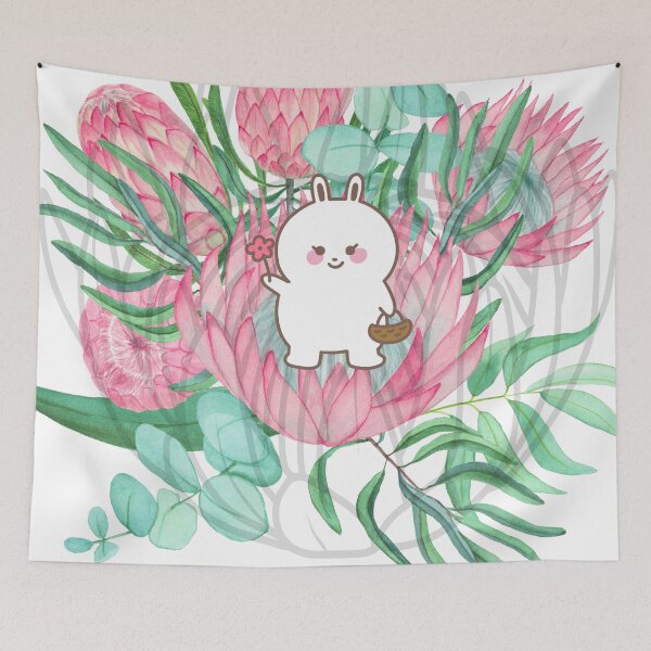Item preview, Protea flower lovers designed and sold by Yeyishop.