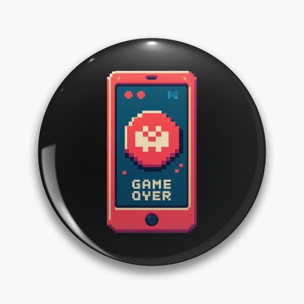 Item preview,   game over retro vintage 8 bit designed and sold by UMIMEDIA.