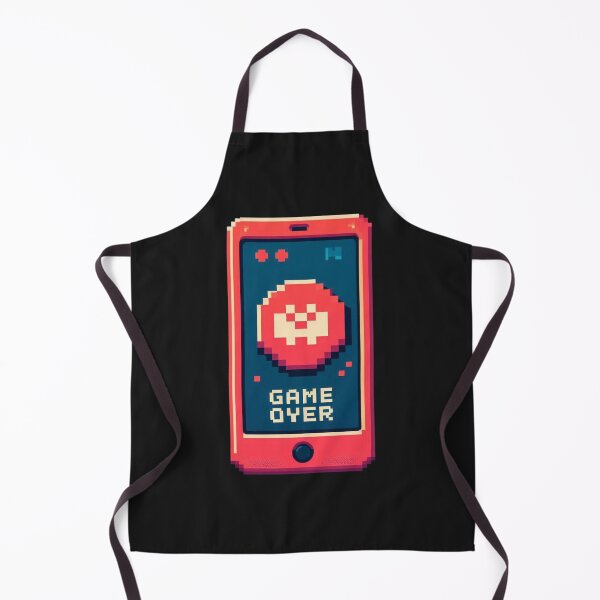 Item preview, game over retro vintage 8 bit designed and sold by UMIMEDIA.