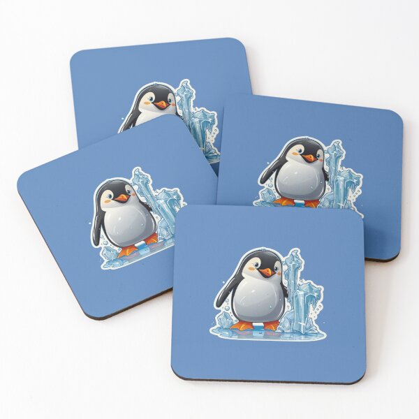 Item preview, funny penguin :funny orange  bird ,ice  designed and sold by DesingScan.