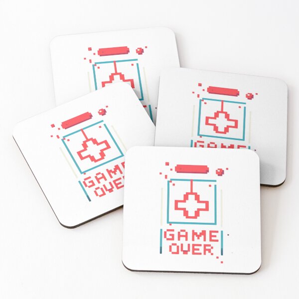 Item preview,   game over retro vintage 8 bit designed and sold by UMIMEDIA.