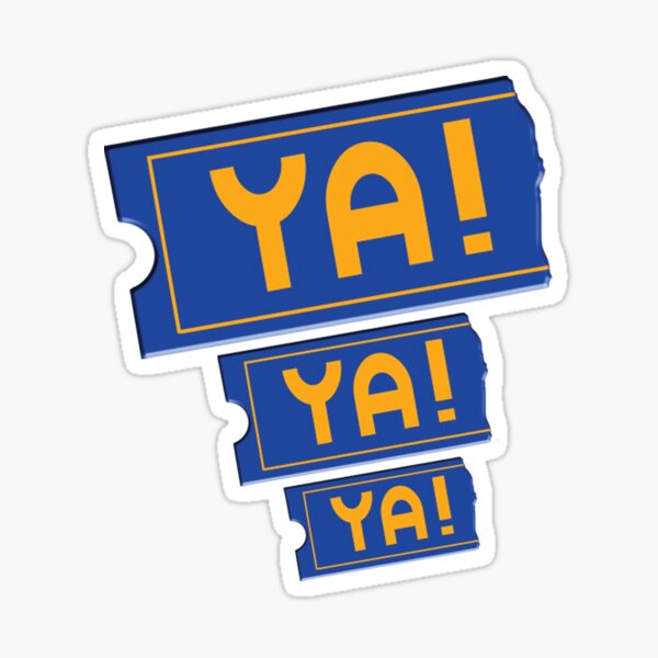 Yayaya Stickers for Sale | Redbubble