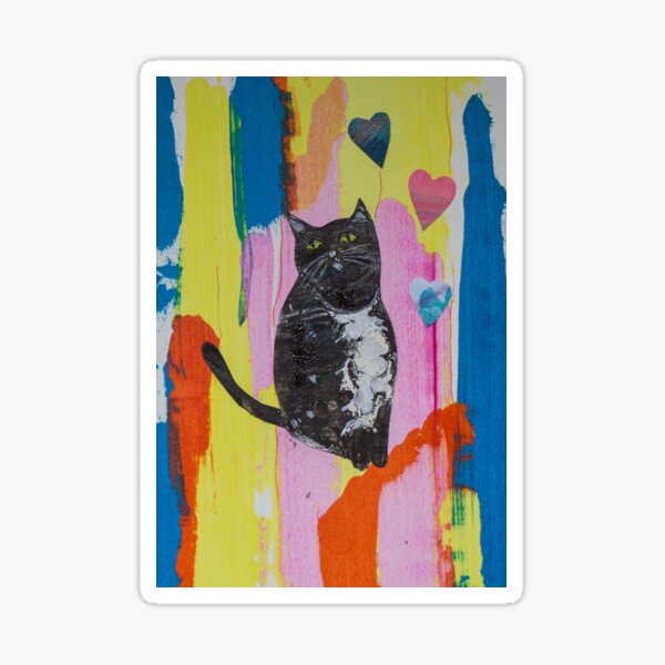 Black Cat Merchandise Sticker
