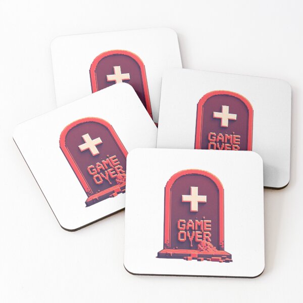 Item preview,  game over retro vintage 8 bit designed and sold by UMIMEDIA.