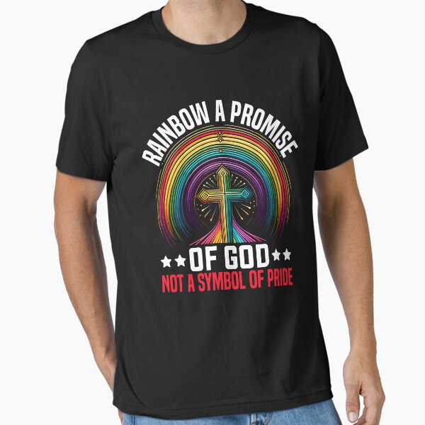 Item preview, Rainbow A Promise Of God Not A Symbol Of Pride designed and sold by EidosEmporiium.