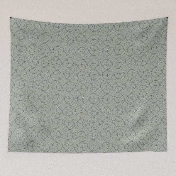 Item preview, Sage Green Swirl Square Repeat Pattern designed and sold by tranquilblossom.