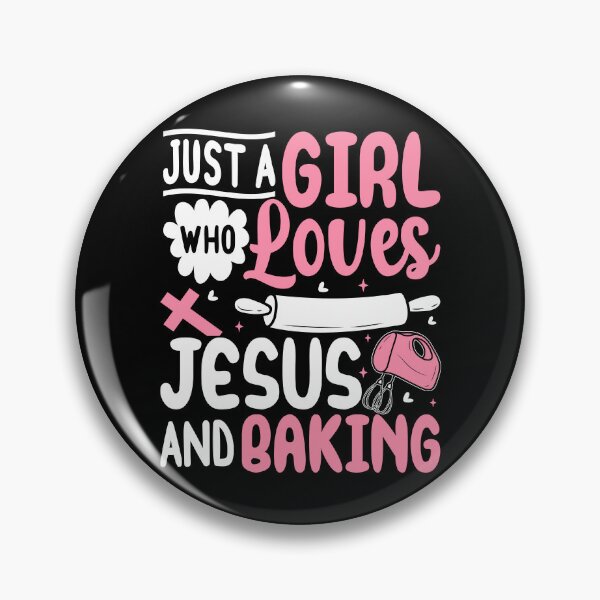Item preview, Christian Baking Girl Just a Girl Who Loves Jesus And Baking designed and sold by EidosEmporiium.