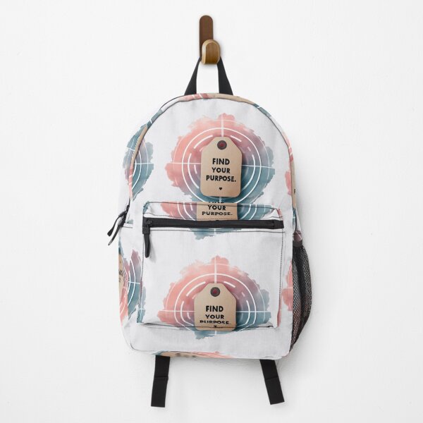 Item preview, Find Your PurPose Quote Tag Radient Pink Blue Peaceful Art designed and sold by Nanthanon.