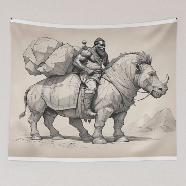 Item preview, Man and beast unite. designed and sold by maulbang.