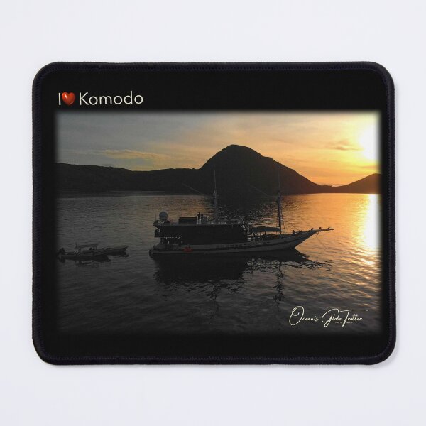 Item preview, I Love Komodo - Boat & Archipelago at Sunset designed and sold by Gillesocean31.