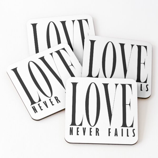 Item preview, Love Never Fails designed and sold by 3nityoneart.
