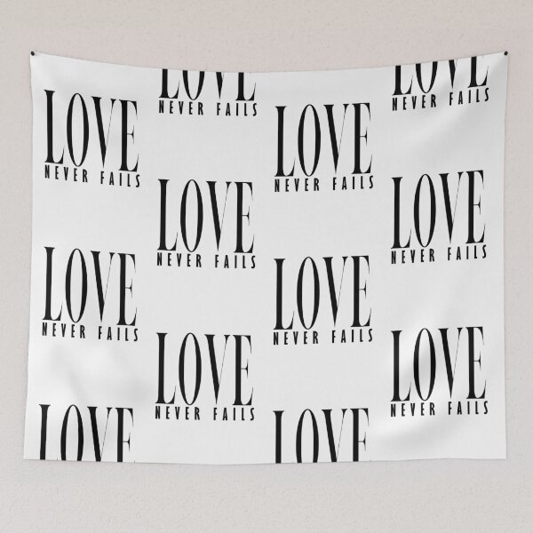 Item preview, Love Never Fails designed and sold by 3nityoneart.
