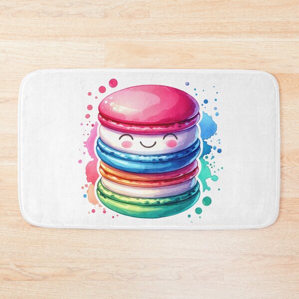 Item preview, Watercolor Happy Macaron designed and sold by InsanseCreation.