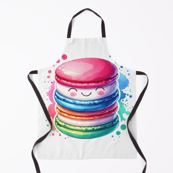 Item preview, Watercolor Happy Macaron designed and sold by InsanseCreation.