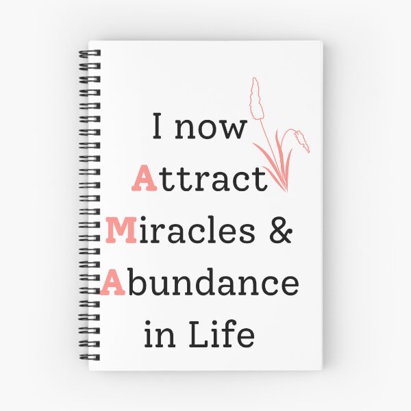 Item preview, Attract Miracles Digital Art,  Daily Positive Affirmation, Home Office Décor, Law of Attraction designed and sold by Kind Krafts.
