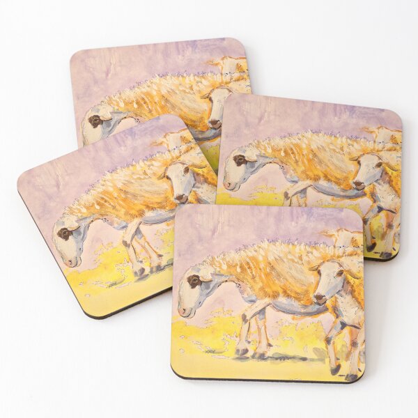 Item preview, Sheep Painting Summer Vibes designed and sold by MikeJory.