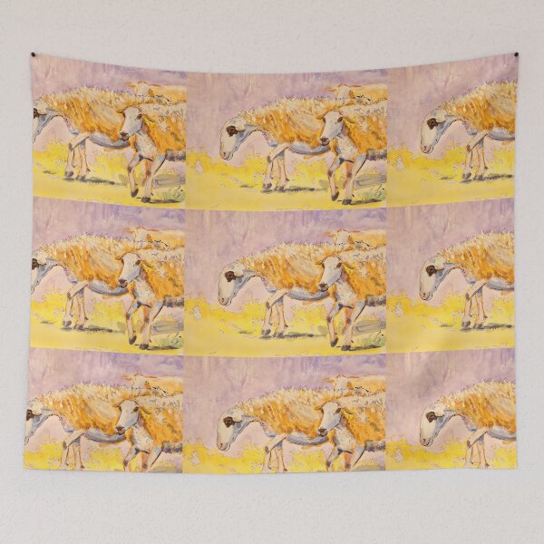 Item preview, Sheep Painting Summer Vibes designed and sold by MikeJory.
