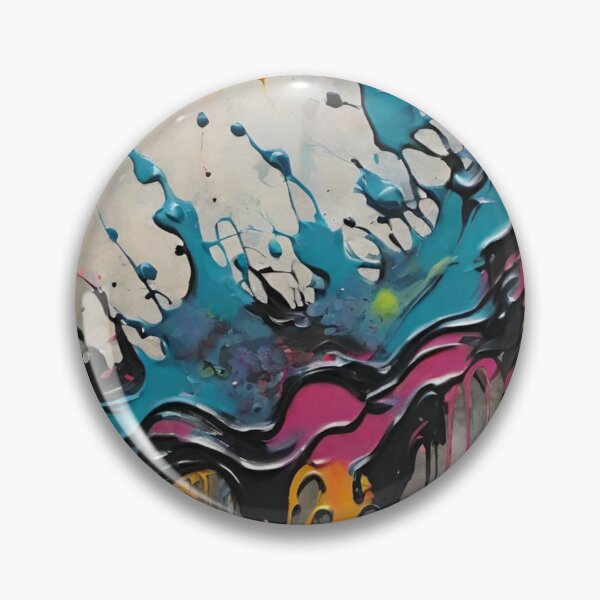 Item preview, Graffiti design in blue, black, yellow and grey designed and sold by IHImage.